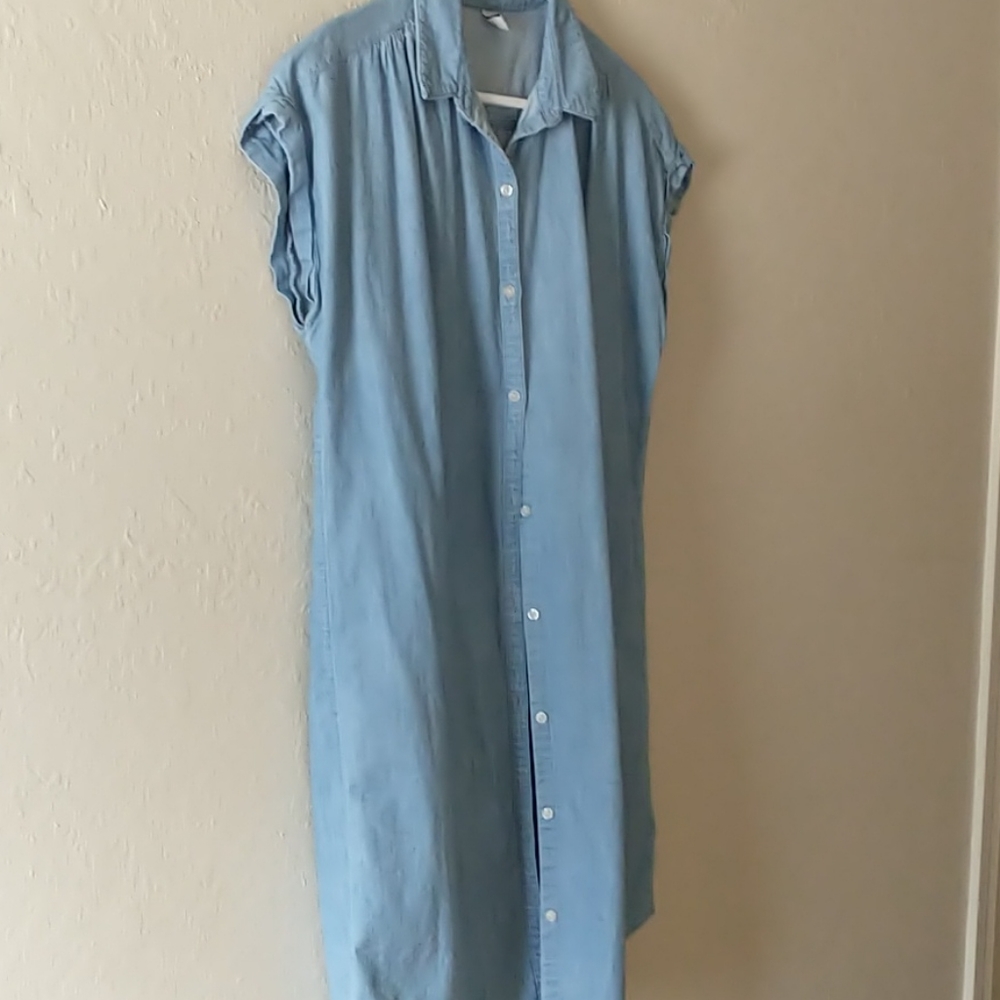 Old Navy Chambray Dress Size Large